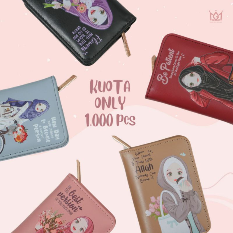 DOMPET MINI AZALEA WALLET / DOMPET WANITA / DOMPET MINI ORIGINAL GANCI UNYU MUSLIMAH