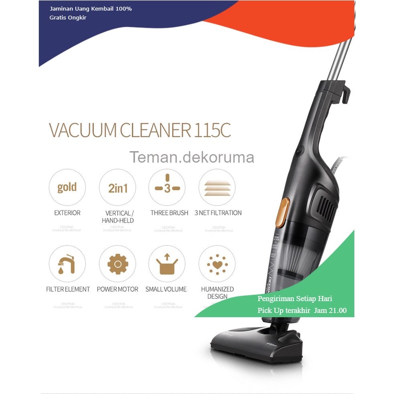 TD - PR2 Deerma Penyedot Debu Vacuum Cleaner - DX115C