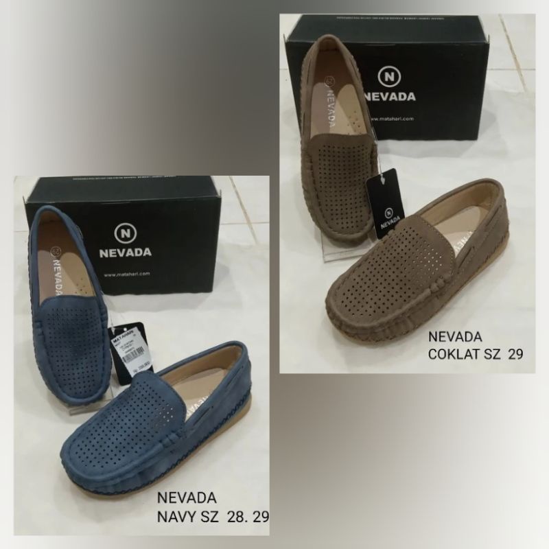 Sepatu Slip On Anak Cowok Laki Laki Branded Nevada