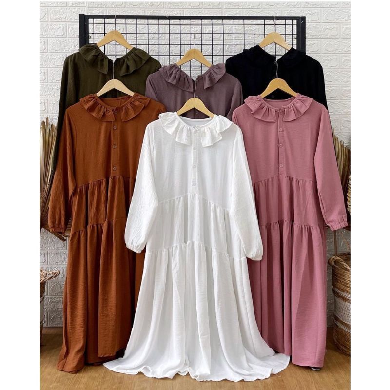 FLORIA DRESS//GAMIS MUSLIMAH MASA KINI