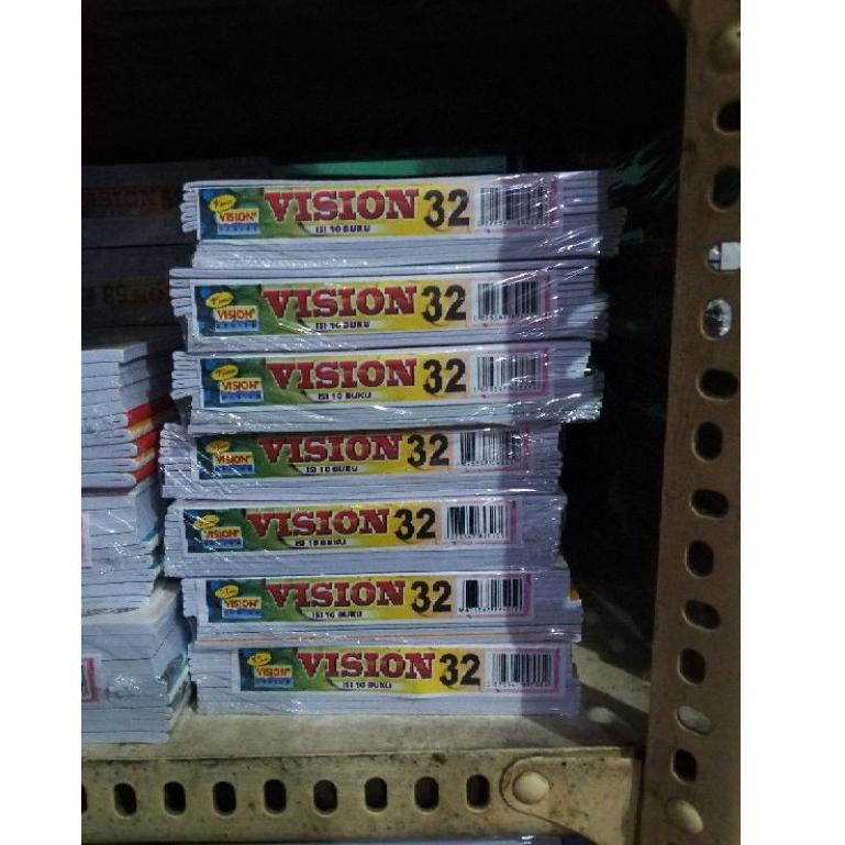 

HOT PRODUCT BUKU TULIS VISION ISI 32 LEMBAR isi 10pcs ☣ 894
