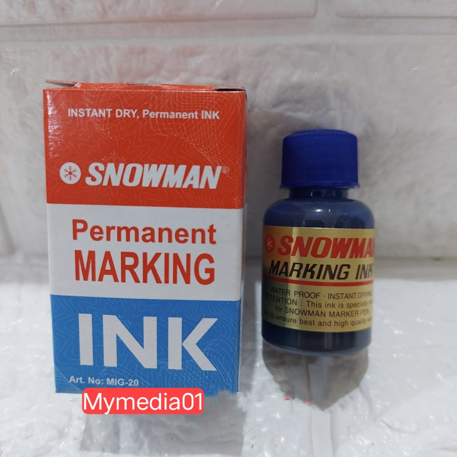 

tinta spidol snowman permanent marking ink