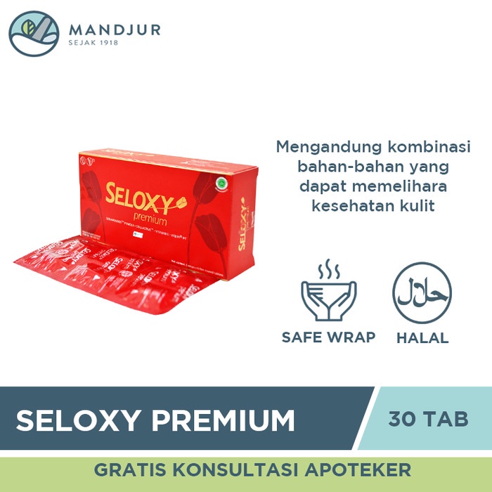 JUAL Seloxy Premium Dus Isi 5 Strip - Vitamin Kulit Anti Aging Anti Wrinkle