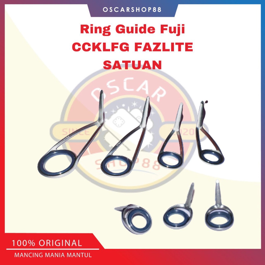 Oscarshop88 ring guide joran fuji CCKTFG/CCKLFG fazlite keramik biru satuan