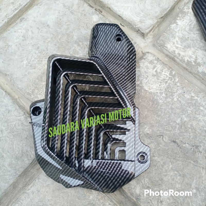 cover tutup radiator carbon zoro vario 160 new 2022 carbon zoro