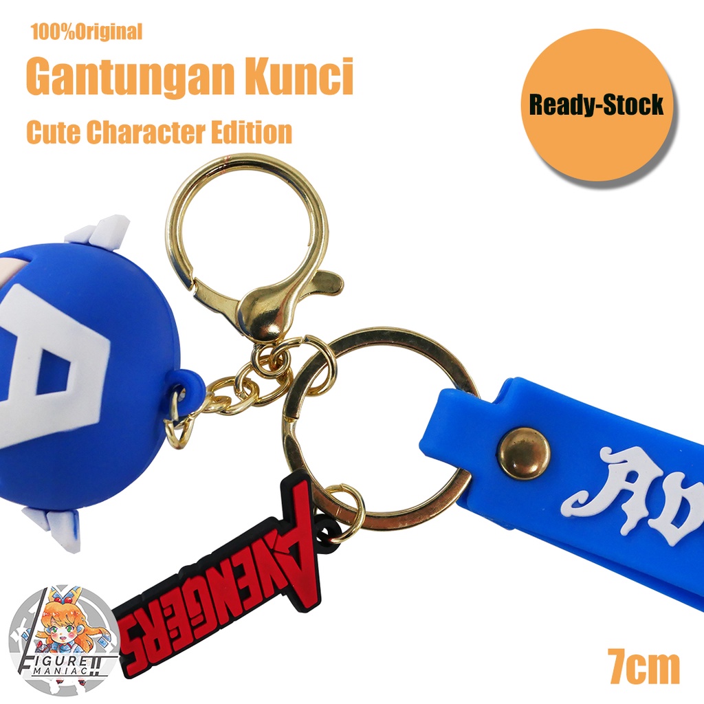 Gantungan Kunci - Superhero 3D Edition 7 cm Premium Import