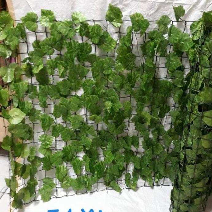 DAUN RAMBAT 1 Roll 1 x 3 METER DEKORASI DINDING BUNGA PLASTIK TANAMAN