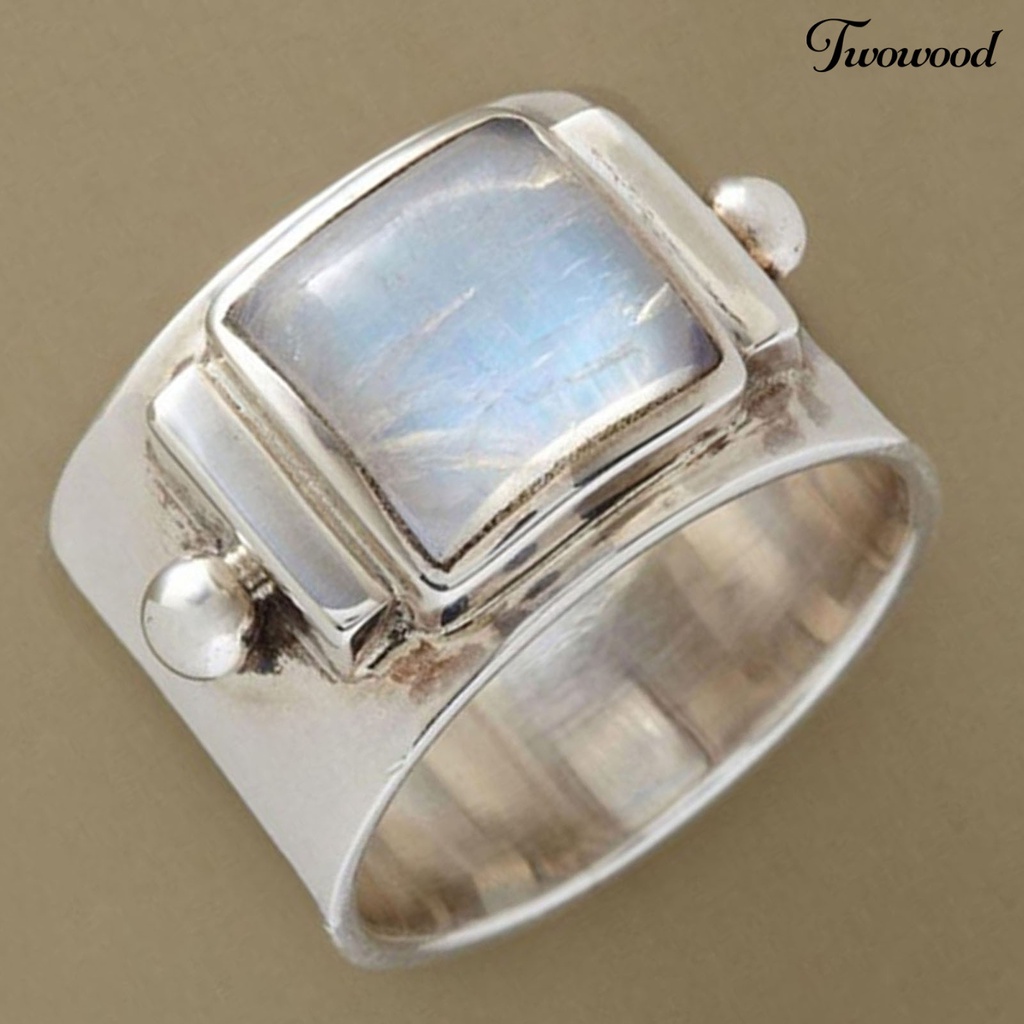 Cincin Bahan Alloy Gaya Vintage Untuk Wanita