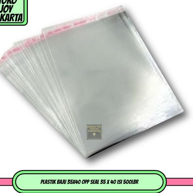 

Plastik Baju 35x40 OPP SEAL 35 x 40 isi 500lbr