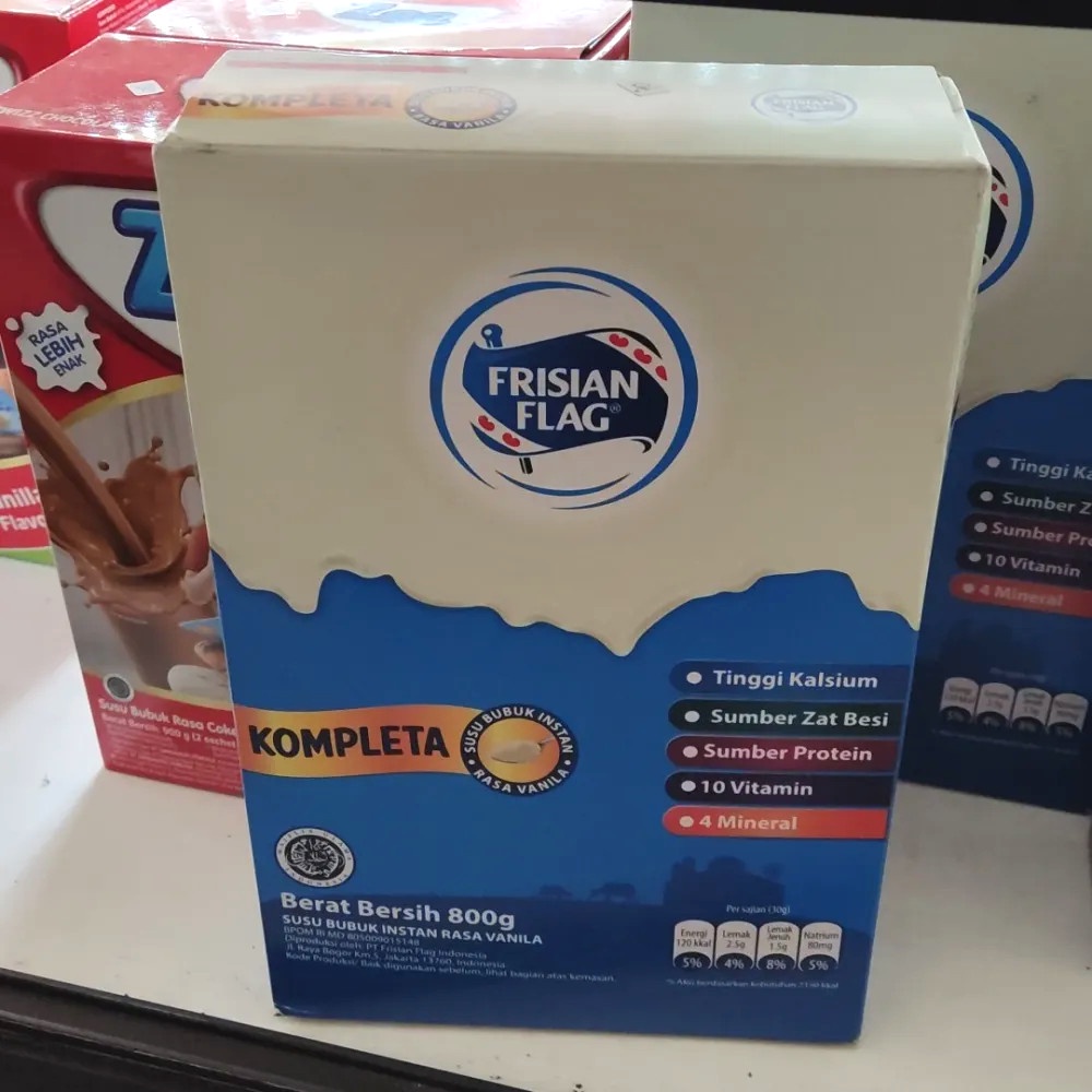 

FRISIAN FLAG Susu Bubuk Instant Kompleta Vanila 800gr