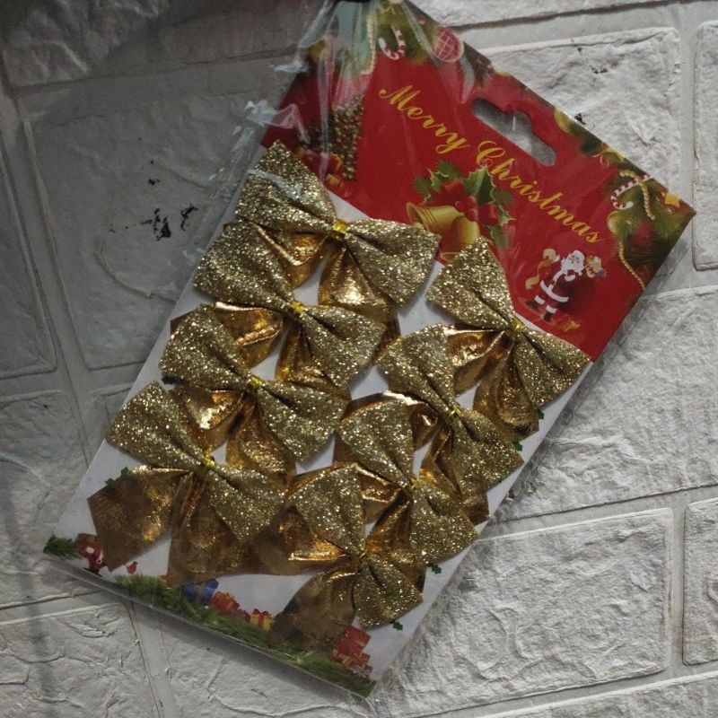 

Pita hiasan natal gold