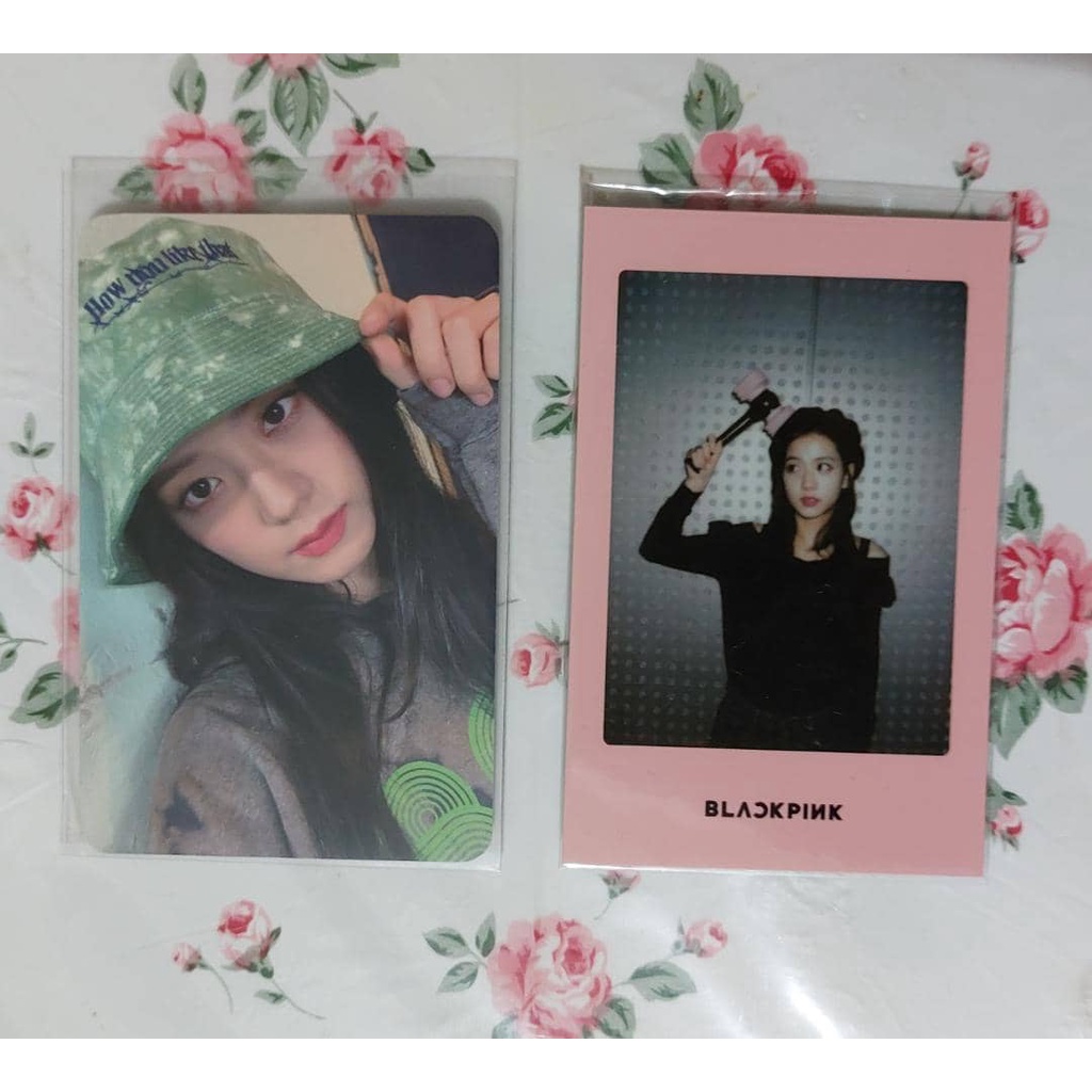 (READY SET) OFFICIAL PHOTOCARD PC POB BENE KTOWN BUCKET HAT JISOO BLACKPINK THE ALBUM DAN LIGHSTICK 
