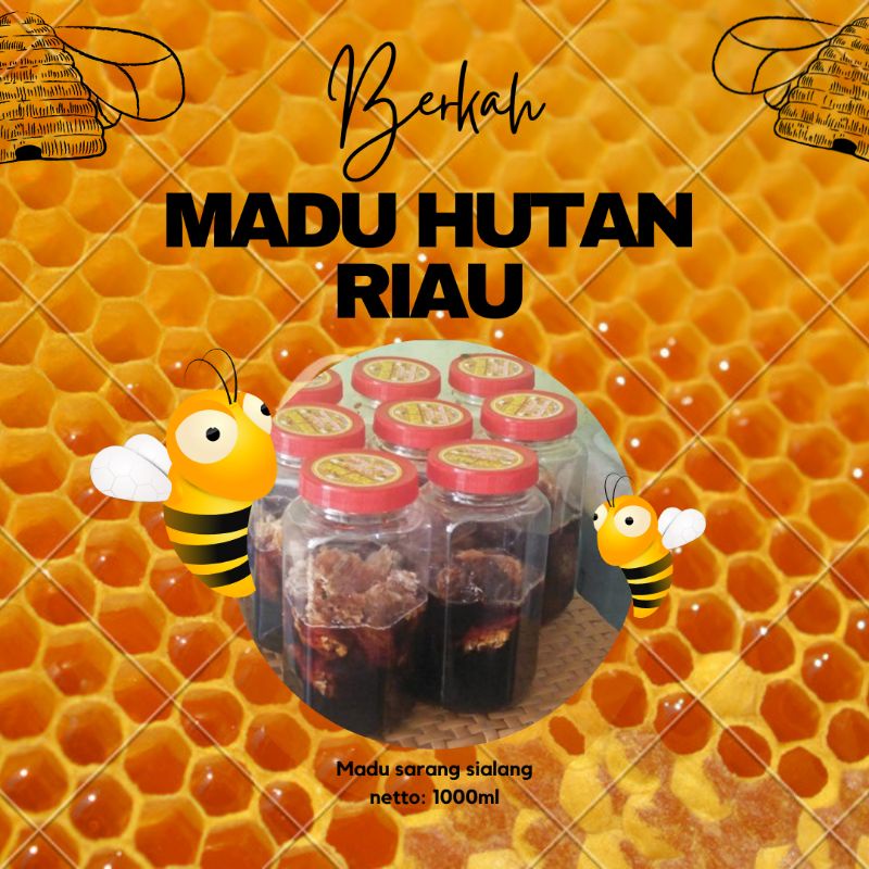 

Madu sarang sialang asli riau