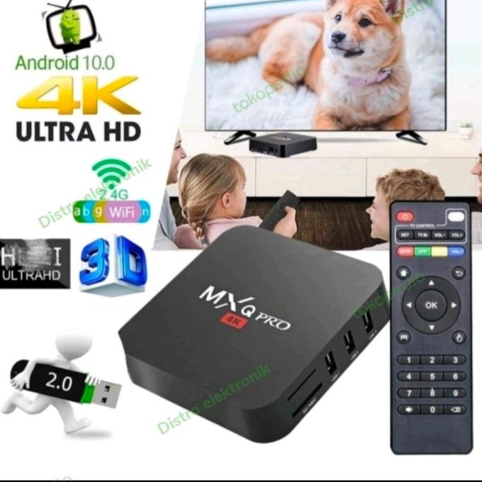 Media Player TV Box Android MXQ Pro 4K Smart TV 2/16 GB MXQ