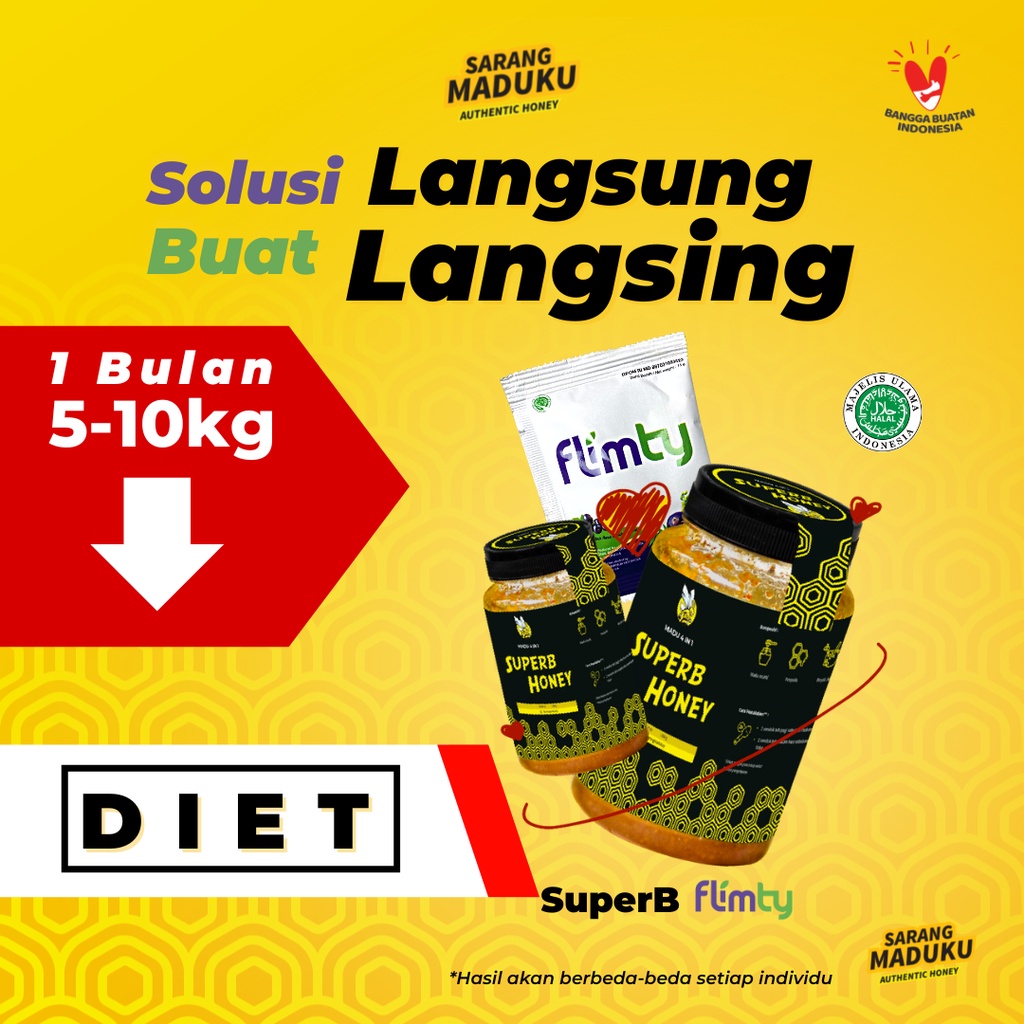 

Sarang Maduku - Madu Diet Pelangsing Badan Penurun Berat Badan Diet Ampuh Madu Diet Pelangsing / Flimty