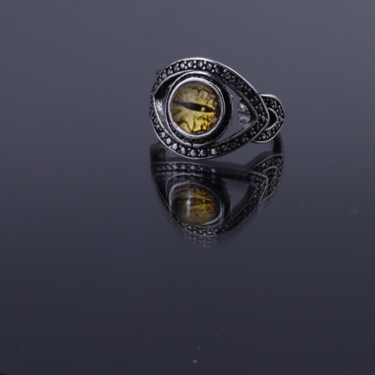 Cincin Desain Mata Iblis Gaya Eropa Dan Amerika Untuk Pria Dan Wanita