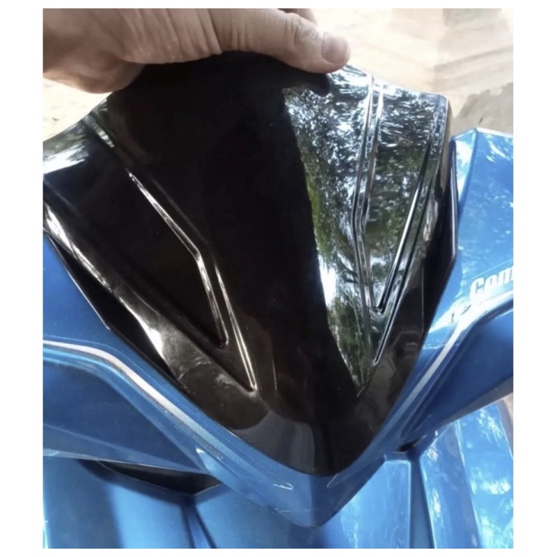 Visor windshield honda beat fi esp focus HITAM KILAT dan karbon