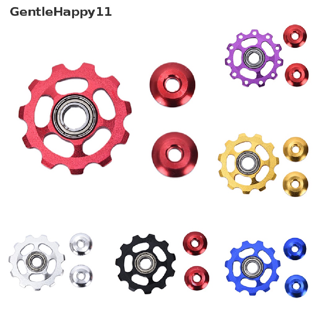 Gentlehappy 1Pc Ultralight Aluminium Alloy Sepeda Bantalan Jockey Wheel Katrol Derailleur Belakang id