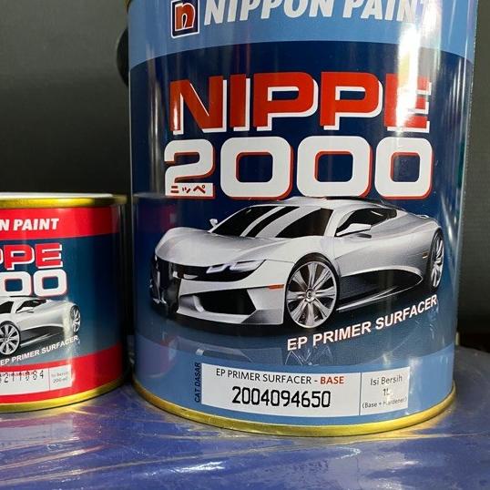 Nippon Paint Nipper 2000 Epoxy Cat Dasar Hardener Abu - Putih 1 kg