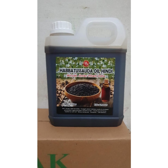 Minyak jintan hitam habbatussauda oil curah 1liter