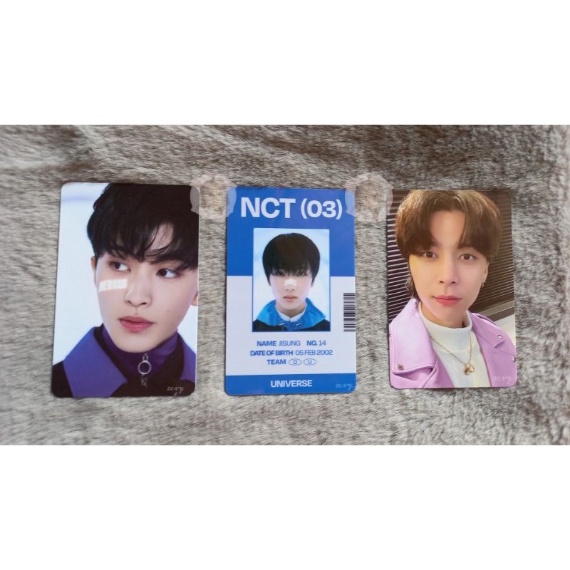 Photocard id card jisung pc konsep mark & selca johnny md universe 2021  NCT