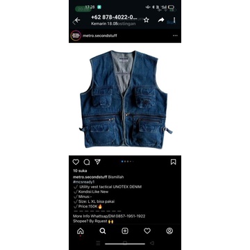 UTILITY VEST TACTICAL DENIM X ALPINA