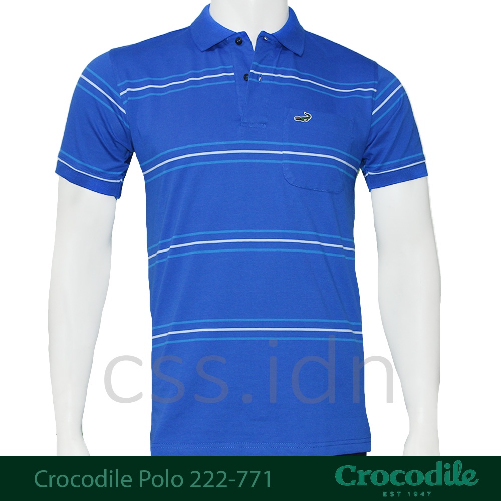 Kaos Kerah Polo Pria Crocodile Slim Fit 222-771