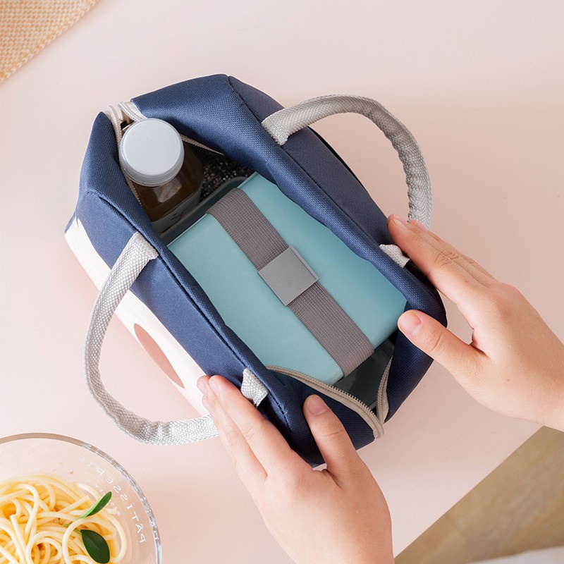 T&amp;Y Tas bekal Makan Siang Karakter Hewan Tahan Panas Portable Lunch Bag New Thermal Cooler Makanan Tas Lunch Box Karakter Anti Air Murah Import