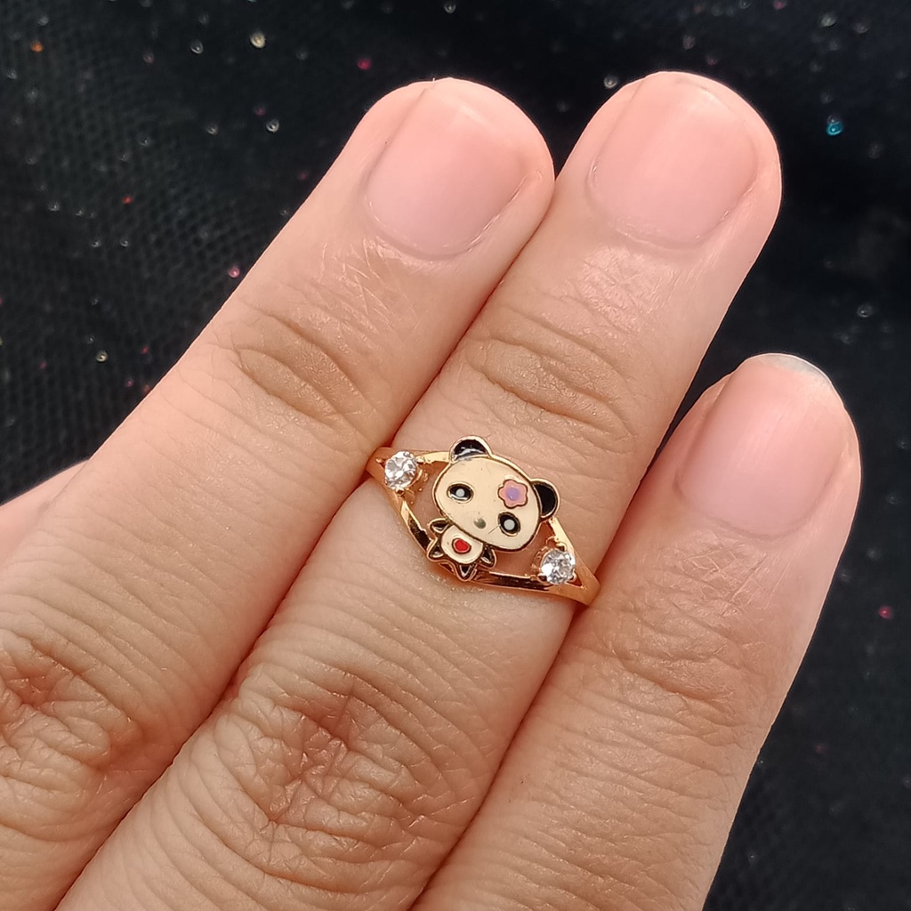 Cincin anak emas 17K - 1.05 gr kadar 750 - 3910