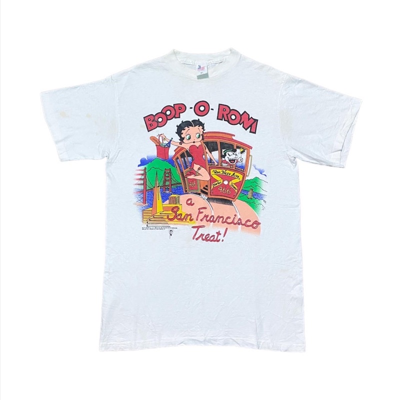 kaos betty boop vintage 1992 | size M to L 74x50 | second