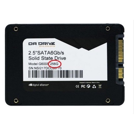 Dital Alliance Da Drive Ssd 256Gb Sata 3 - Ssd 3D Nd 256 Gb 2.5