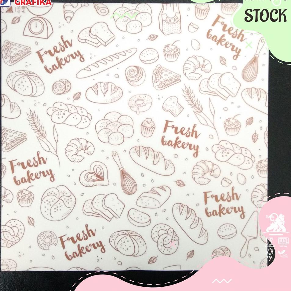

Paling Meriah Kertas Roti Motif Bakery / Apron - Wrapping Paper Kertas Bungkus Gorilla Pack