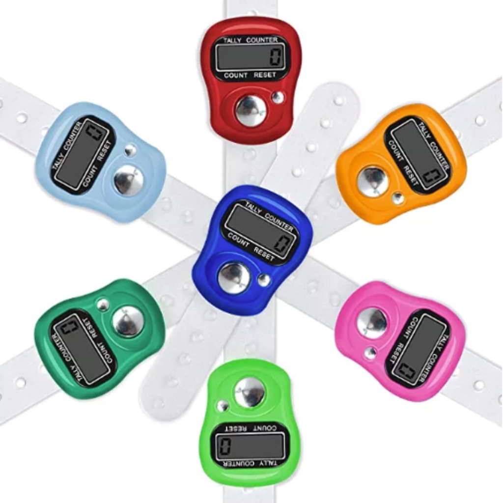 Alat Hitung Jari Tasbih Digital Mini Elektrik Premium Finger Counter