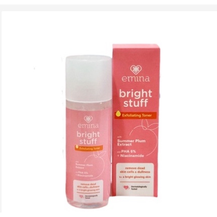 ( BESTSELLER)Emina bright stuff exfoliating toner 100ml