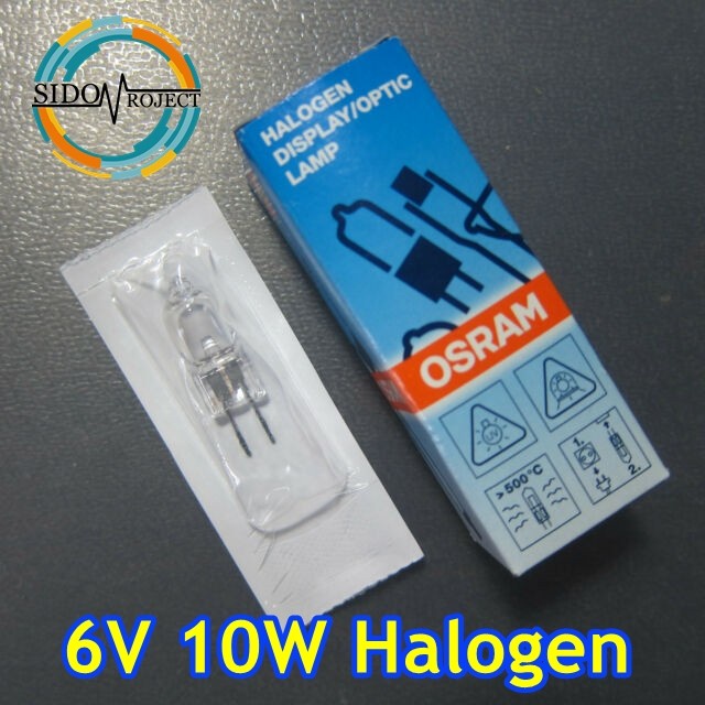 Jual PHOTOMETER LAMP 6V 10W OSRAM MICROSCOPE LAMPU HALOGEN FOTOMETER