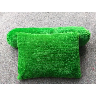 Sarung bantal guling bulu rasfur polos resleting 45x60