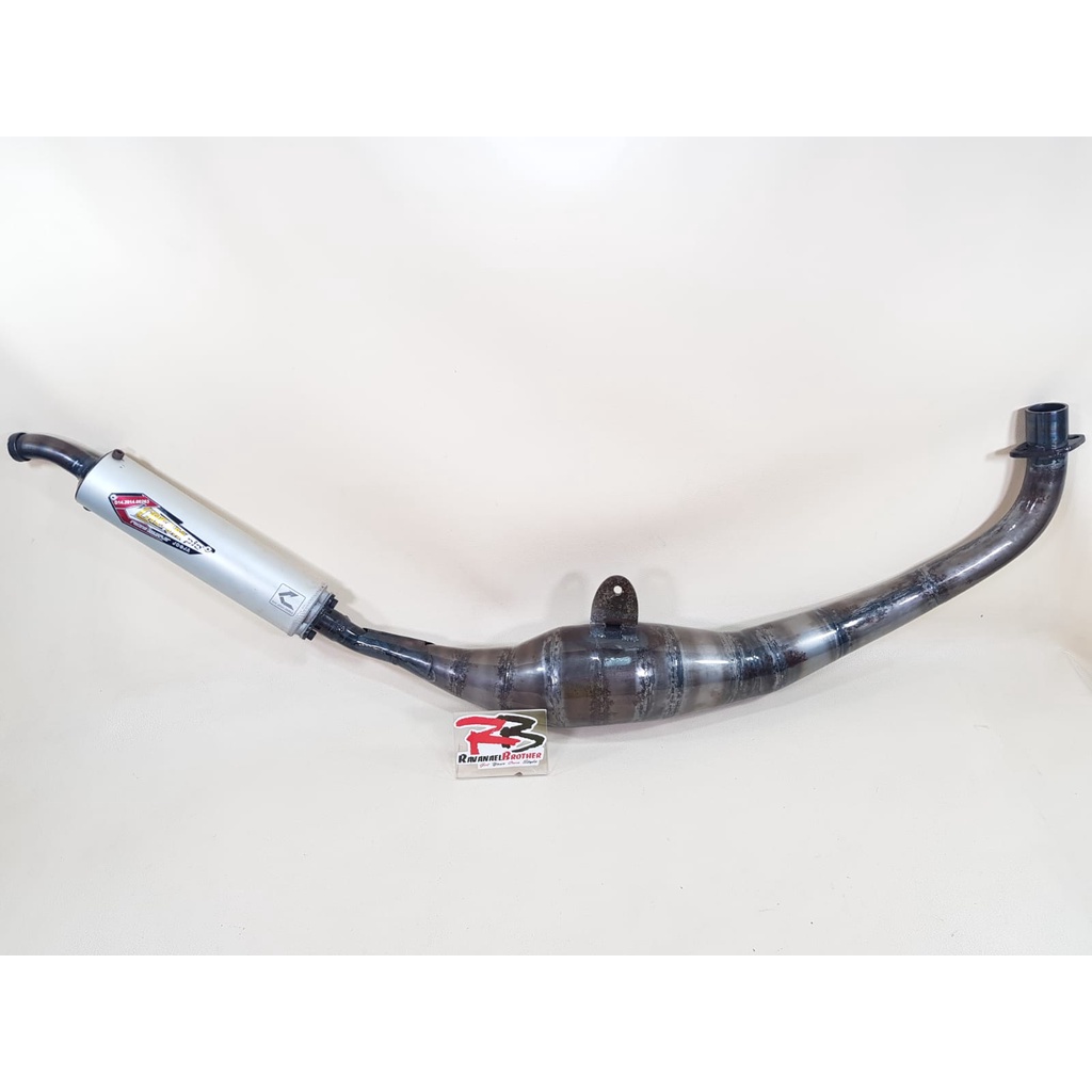 Knalpot Kenalpot Muffler Exhaust Creampie Cream-Pie F1ZR F1 ZR FIZR Kalajengking Underbone Harian Or