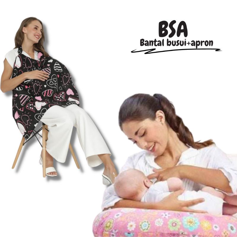 PROMO SPESIAL BANTAL MENYUSUI BAYI PLUS APRON MENYUSUI BAYI