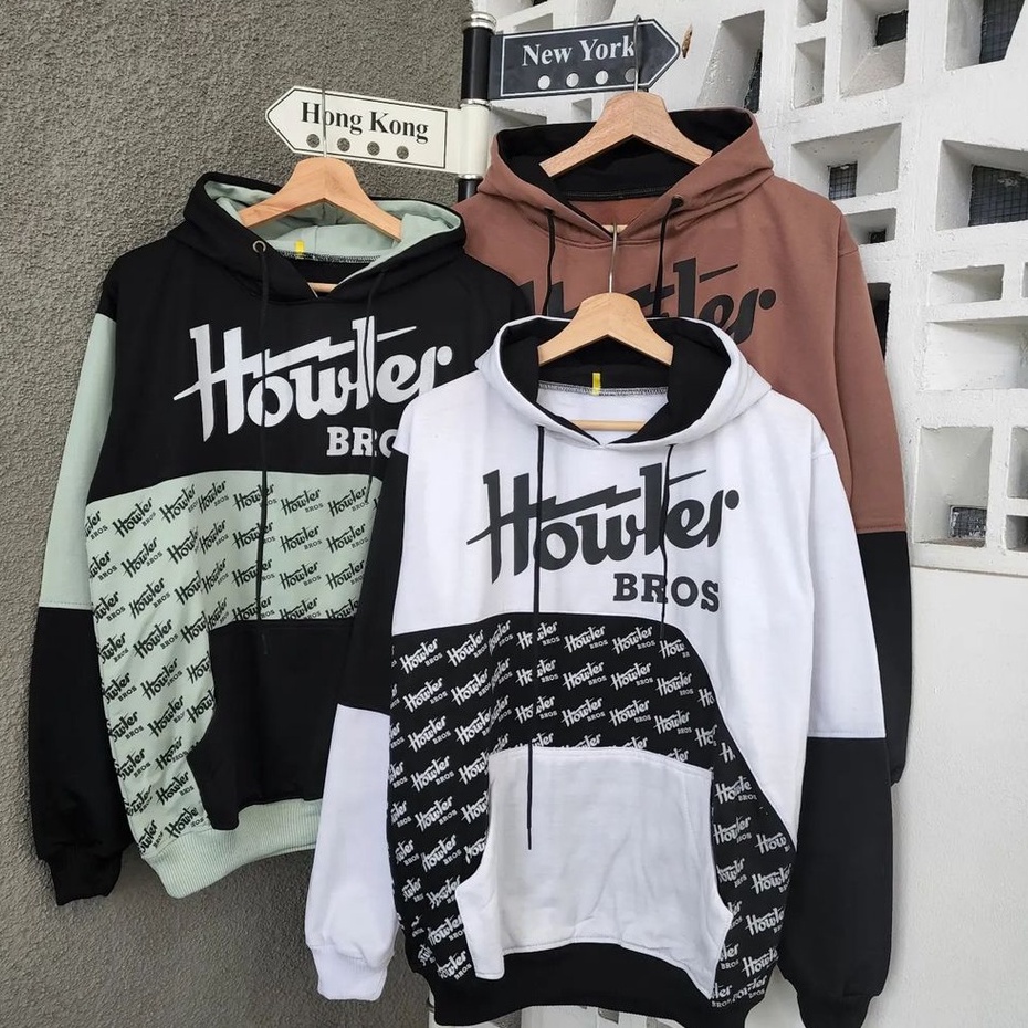 Hoodie Unisex Howler Bross Gaya Casual Trendy Kekinian Fleece