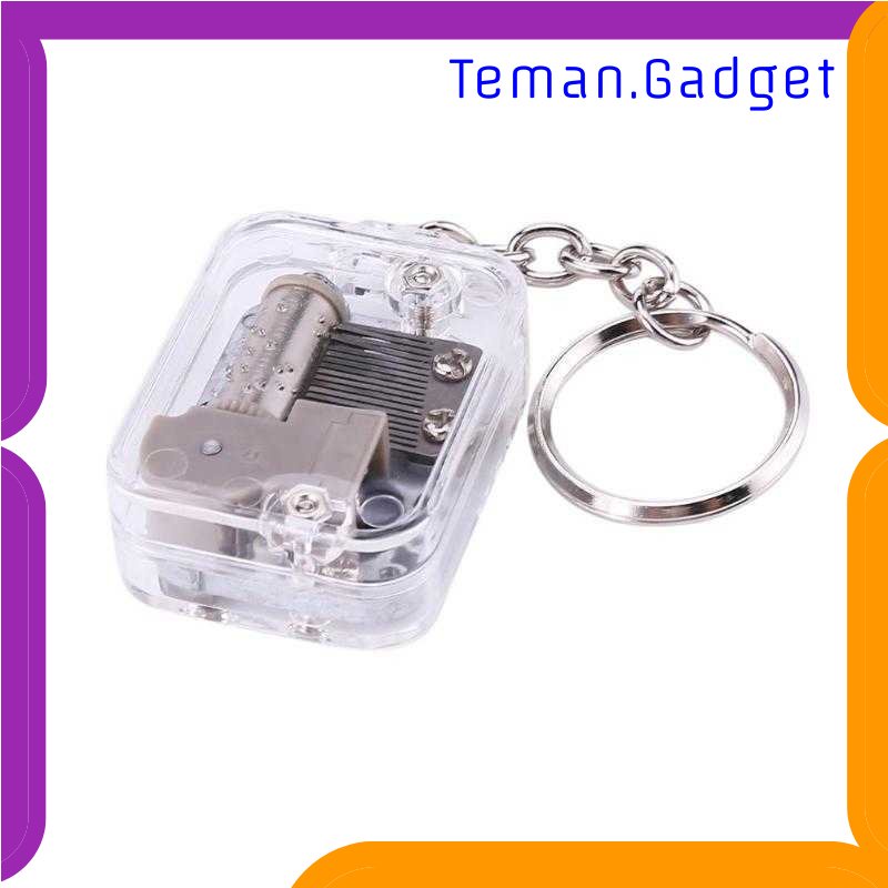 TG-MAN VKTECH Gantungan Kunci Kotak Musik DIY Mechanical Music Box Keychain - MBB18