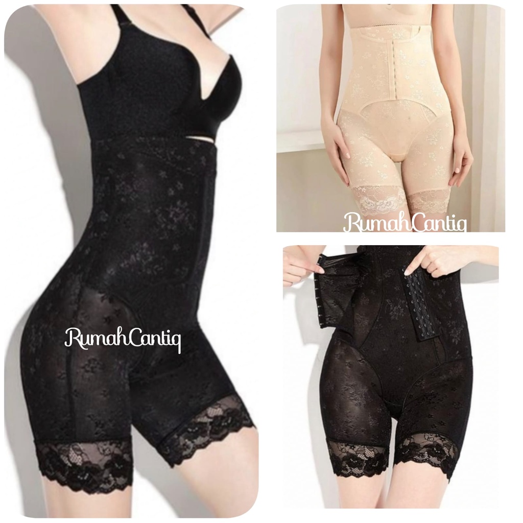 KORSET CELANA PELANGSING PENGECIL PERUT KAIT DEPAN INFRARED SLIMMING PANTS TOURMALINE