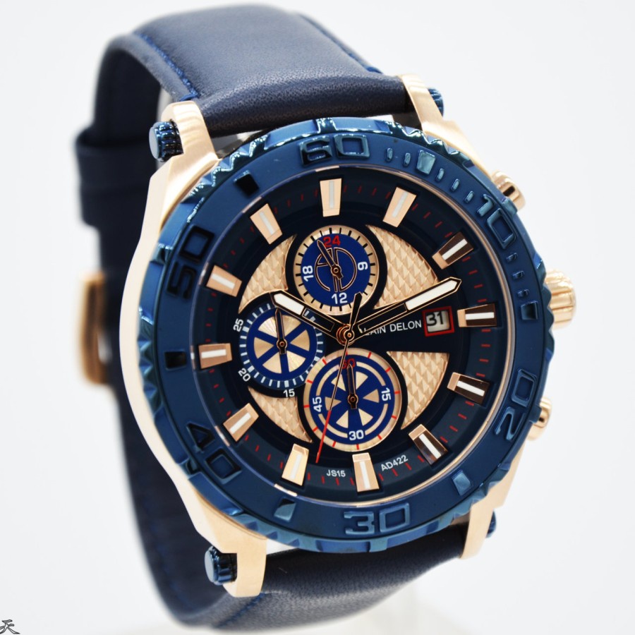 Jam Tangan Pria ORIGINAL Alain Delon AD422-1582C