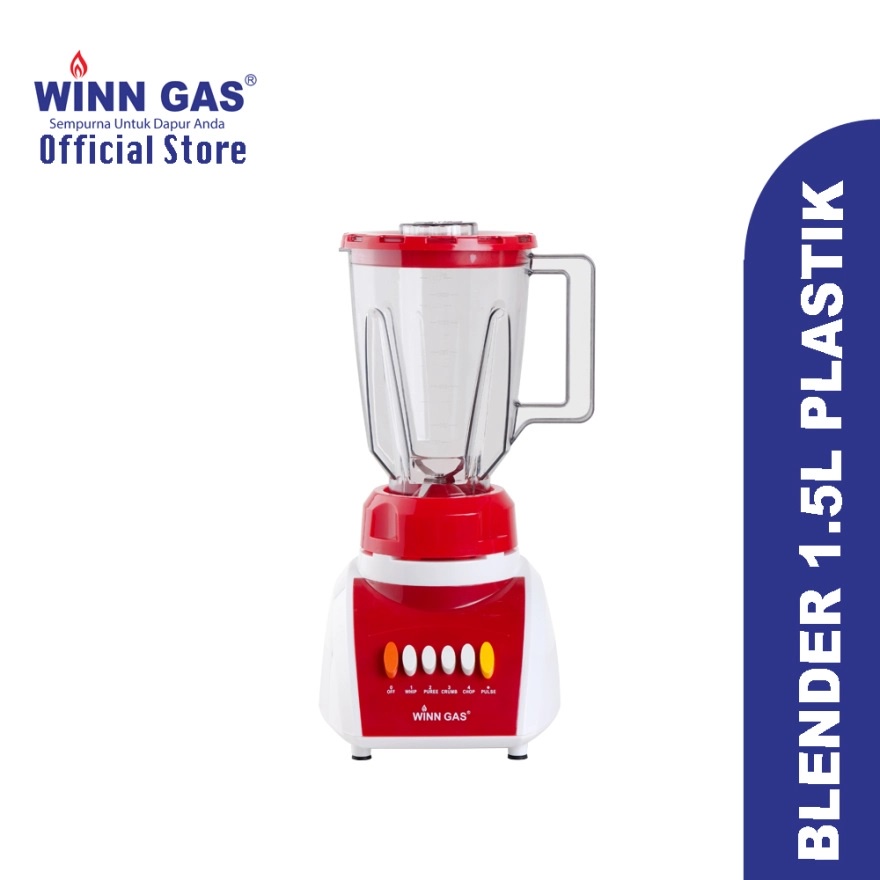 Winn Gas Blender 1.5L WGBM-108P Merah
