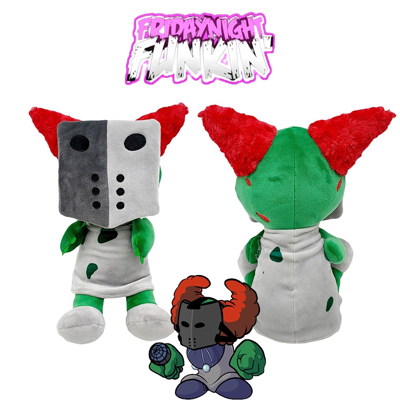 Delightful Fnf Tricky Mainan Mewah Badut Jumatan Malam Funkin Boneka Lembut Xmas Hadiah Untuk Anak-Anak