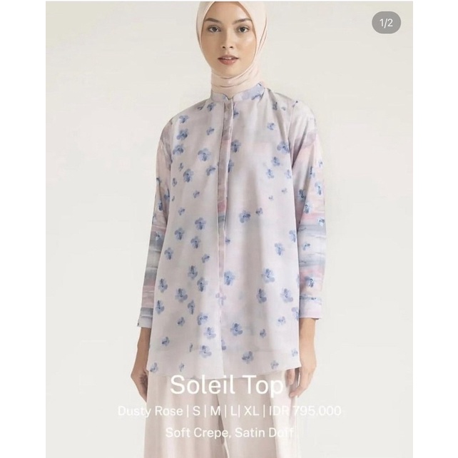 Soleil Top Ria Miranda UKuran S ready siap kirim NEW