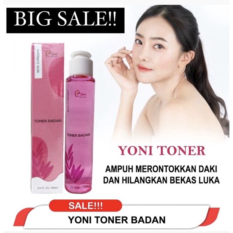 [DIST RESMI] TONER BADAN YONISKINCARE / PENGHILANG DAKI BADAN / BODY CREAM bleaching yoniskincare