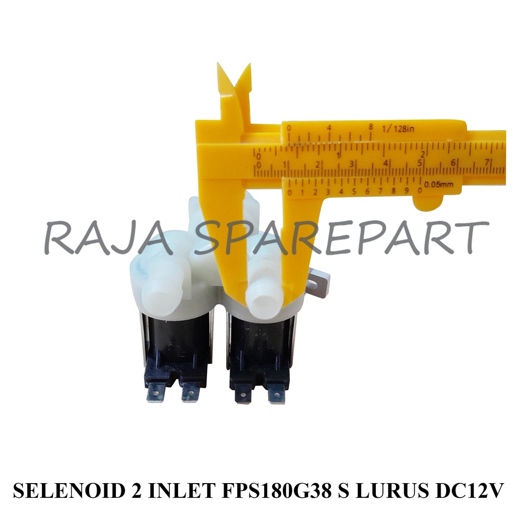 Selenoid / Water Inlet Mesin Cuci INLET DOUBLE FPS180G38 (DC 12V)