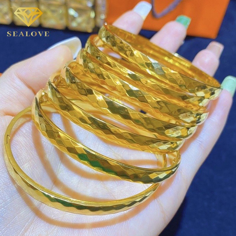 Gelang Tangan Titanium Wanita Anti Karat - Perhiasan Bangle Perempuan - Gelang Idaman semua Wanita - Bisa COD