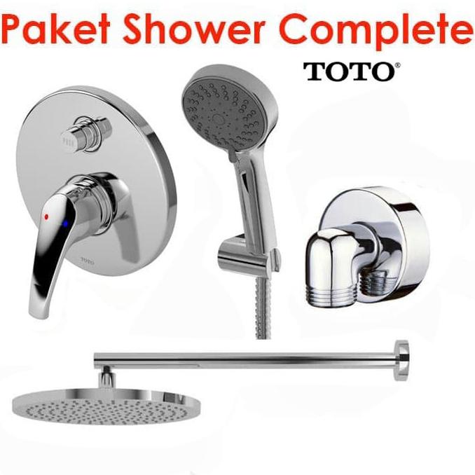 Toto shower complete set Kran tanam - Wall shower - hand shower TX2 paling rame