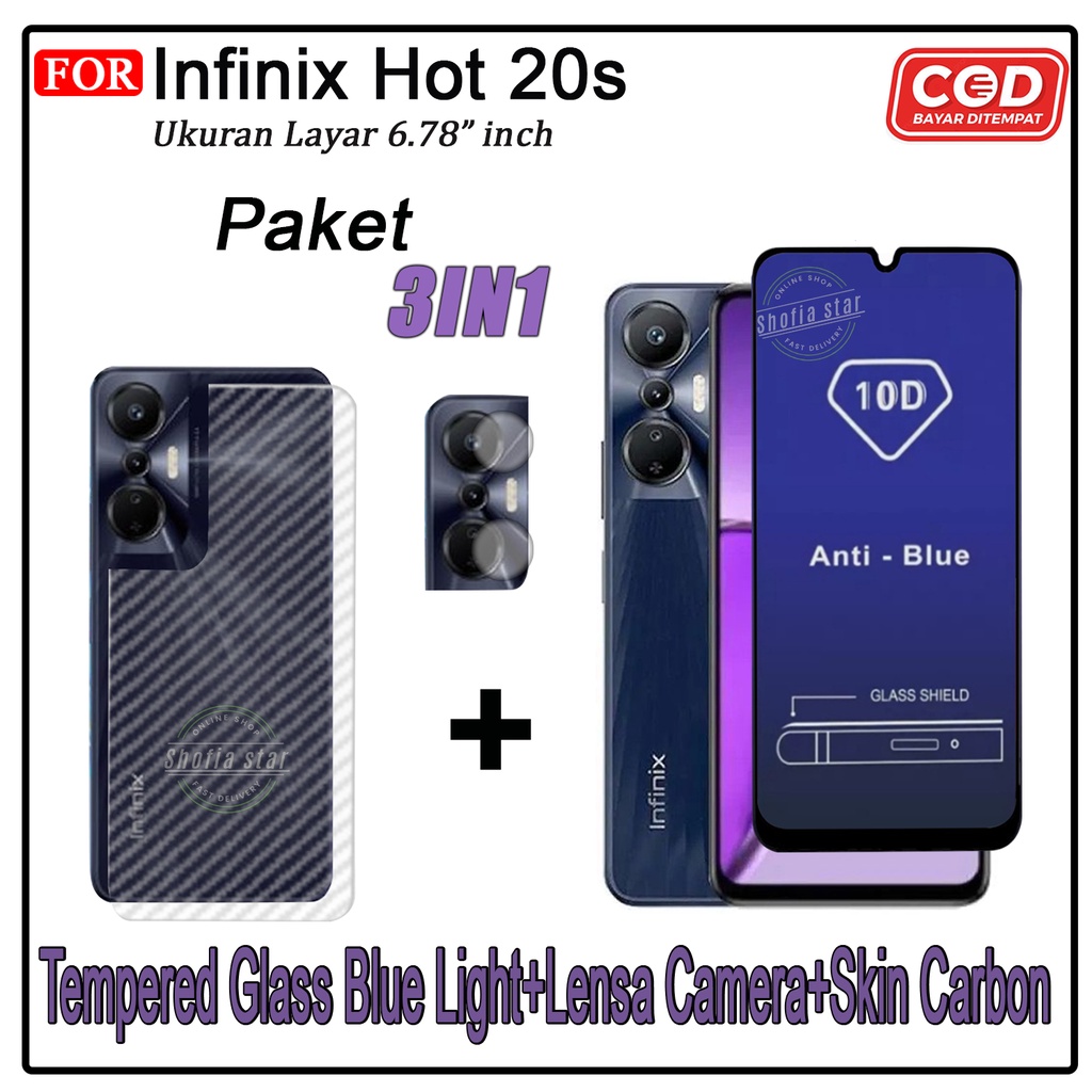 PAKET 3IN1 Ceramic Privacy Matte Infinix Hot 20s 20I 20 5G 20 Play Hot 12 Pro Hot 12 play Zero 20 Zero 5G 2023 Anti Spy Full Cover